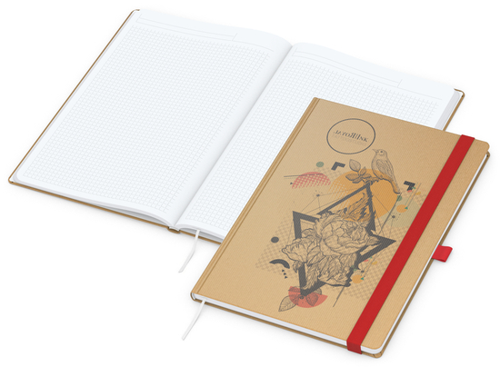 Notizbuch Match-Book White A4 Natura Bestseller