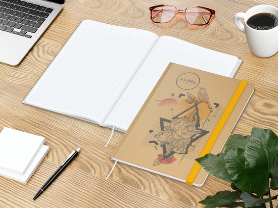 Notizbuch Match-Book White A4 Natura Bestseller