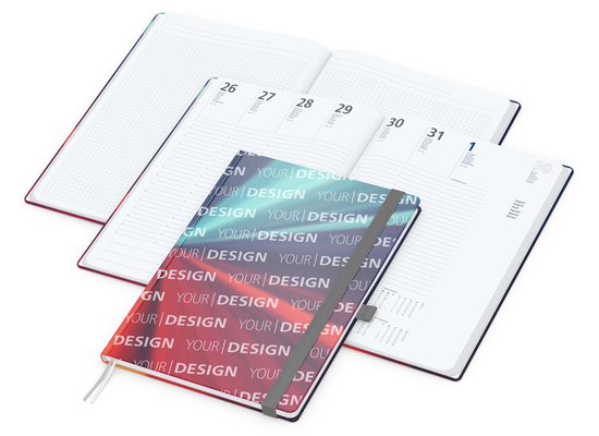 Wochenplaner Match-Hybrid White A4 Cover-Star Bestseller