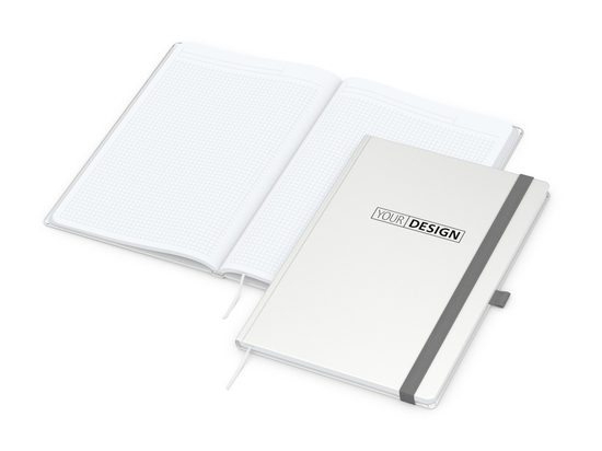 Notizbuch Vision-Book White A4 Bestseller inkl. Prägung