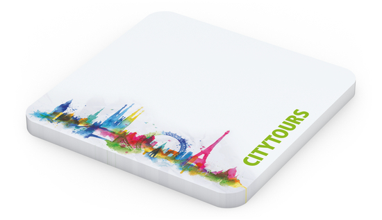 Haftnotiz Plus Round Bestseller, 66 x 66 mm