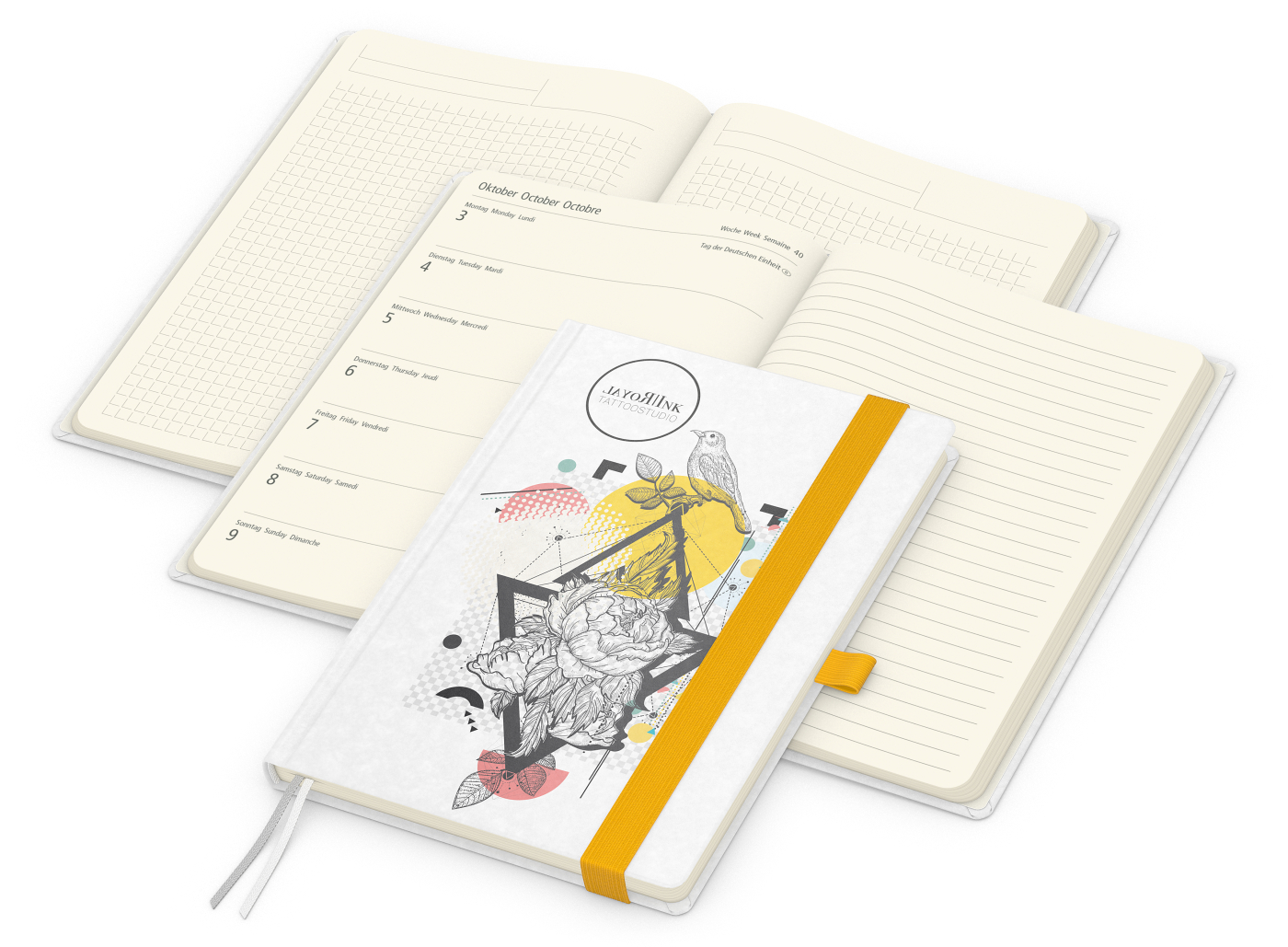 Wochenplaner Match-Hybrid Creme A5 Natura Bestseller