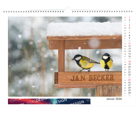 Bildkalender MagicPix Panorama A4-Plus Bestseller (personalisiert)