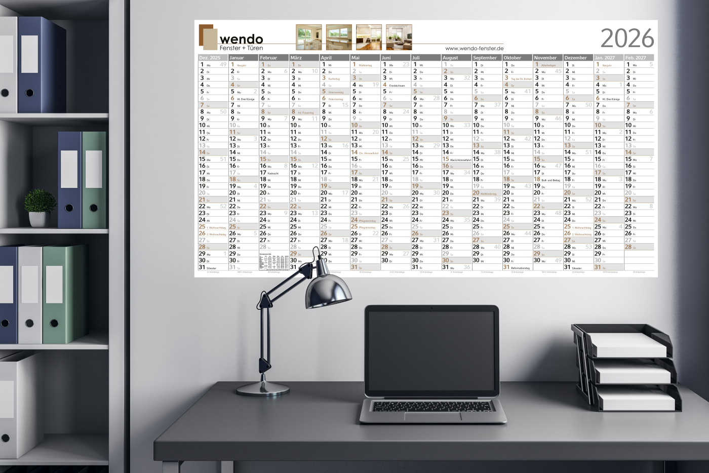 Wandplaner Horizont XL Bestseller