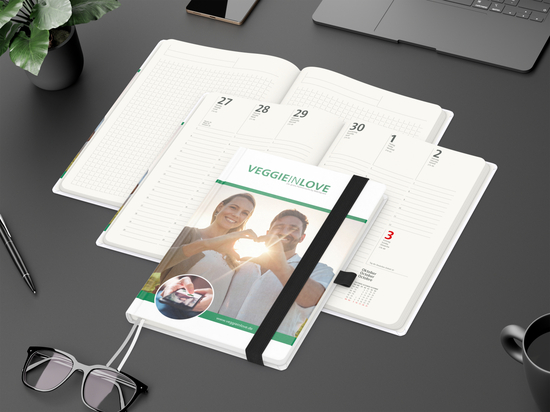 Wochenplaner Match-Hybrid A5 Natura Recycling