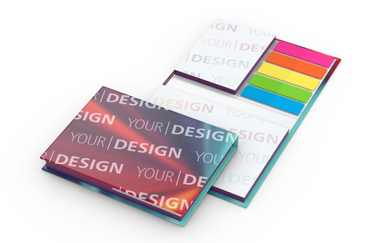 Haftnotiz-Set Budapest Bookcover Individuell, 50/50 Blatt, Color-Farbschnitt