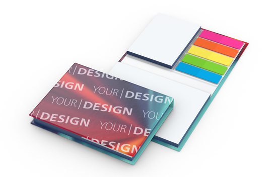 Haftnotiz-Set Budapest Bookcover White Bestseller, 50/50 Blatt, Farbschnitt