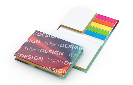 Haftnotiz-Set Budapest Bookcover White Bestseller, 50/50 Blatt, Farbschnitt