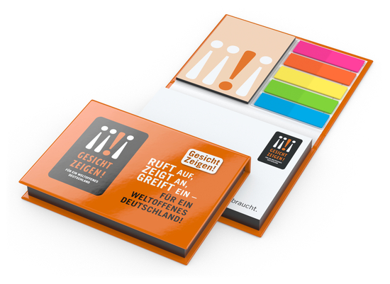 Haftnotiz-Set Prag Bookcover Individuell, 100/25 Blatt