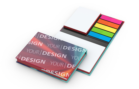 Haftnotiz-Set London Bookcover White Bestseller, 50/50 Blatt, Farbschnitt