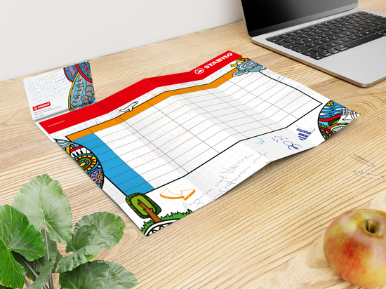 Faltplan Concept-Card Small, 40, gloss-individuell, Digitaldruck