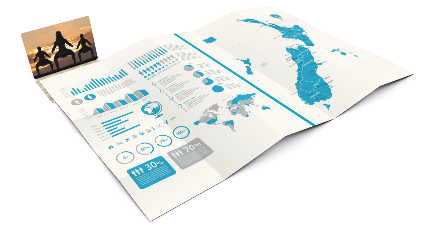 Faltplan Concept-Card Large Recycling, 50, Digitaldruck