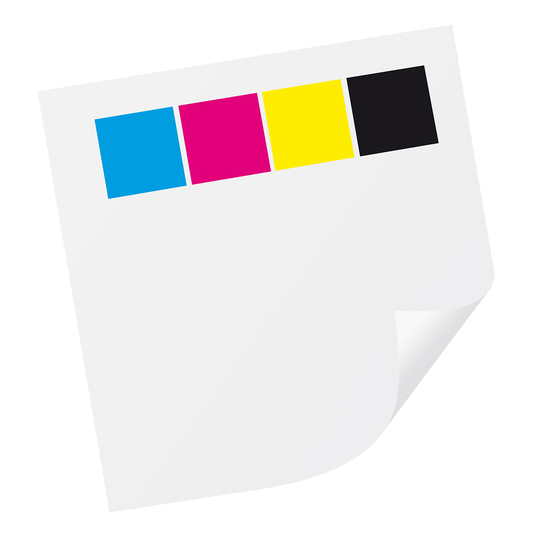 Einzelblattdruck für Zettelbox "Gamma" 4-farbig