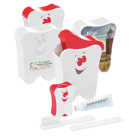 Reise-Zahnputz-Set "Gesicht"