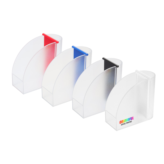 Zettelbox mit Köcher "Design"