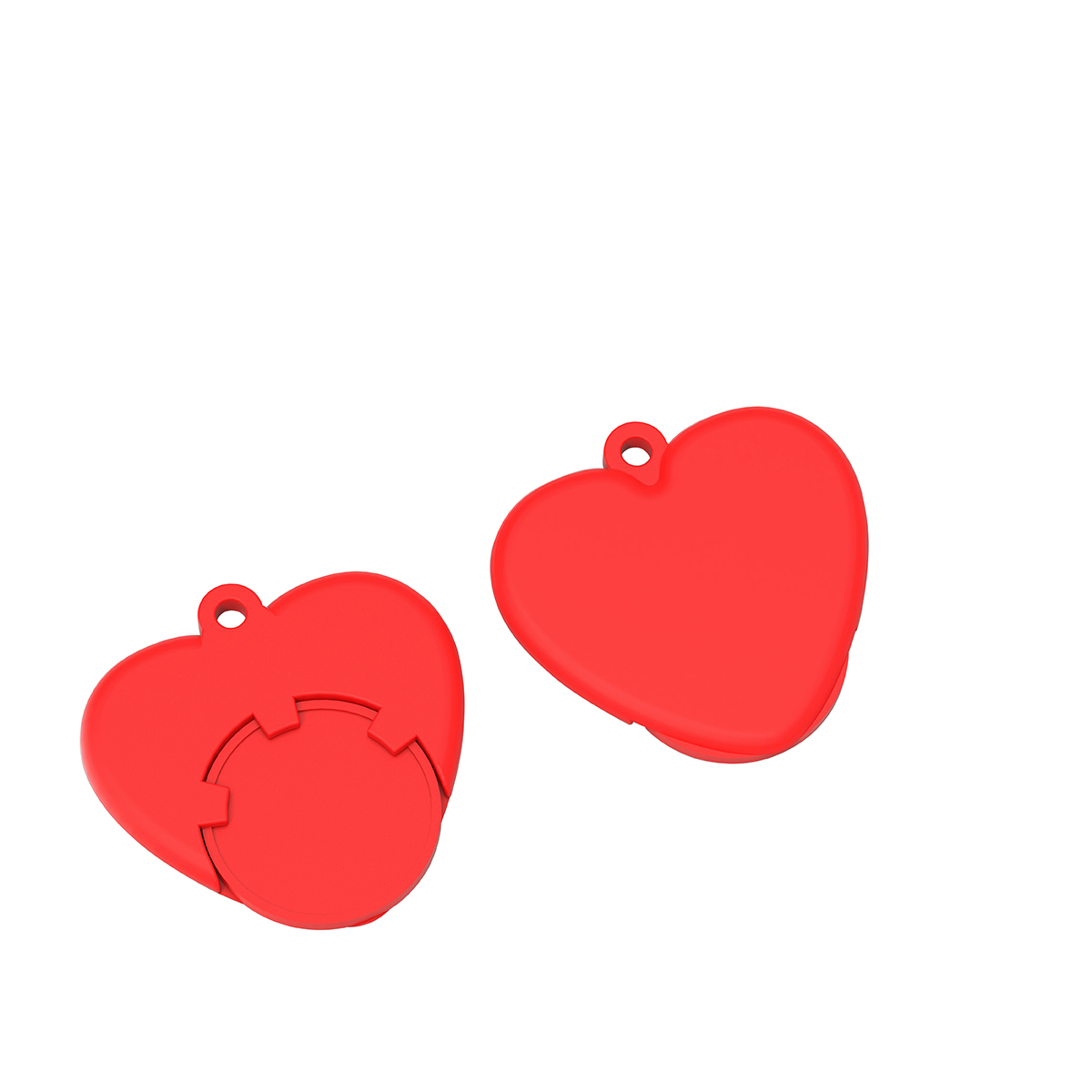 Chiphalter mit 1€-Chip "Herz"