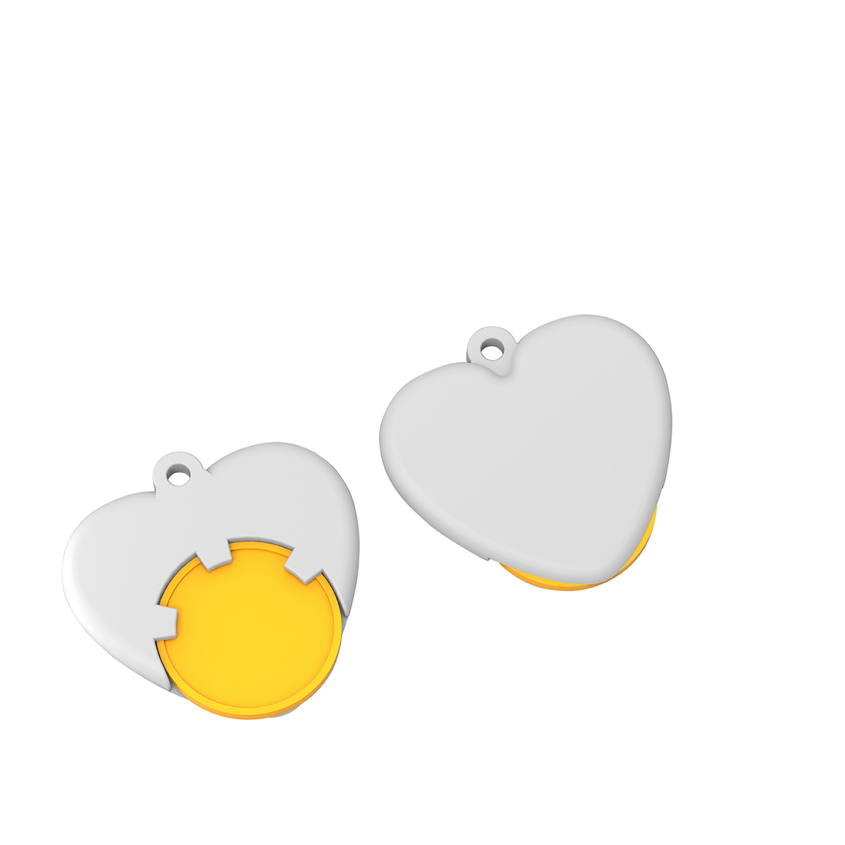 Chiphalter mit 1€-Chip "Herz"