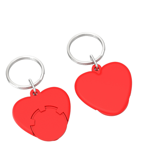 Chiphalter mit 1€-Chip "Herz"