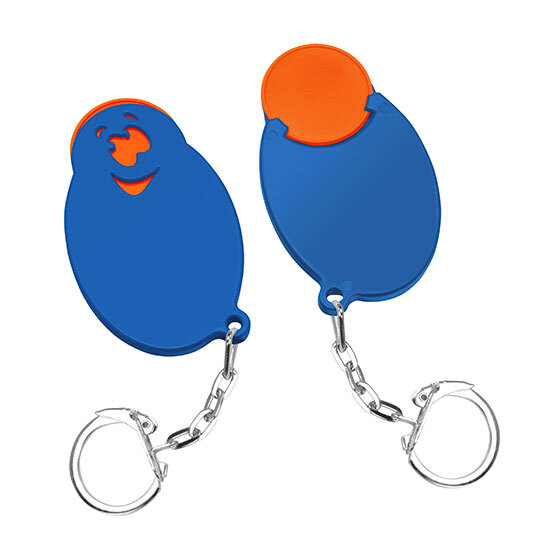 Chiphalter mit 1€-Chip "Gesicht"