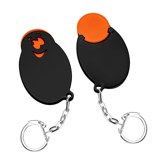 Chiphalter mit 1€-Chip "Gesicht"