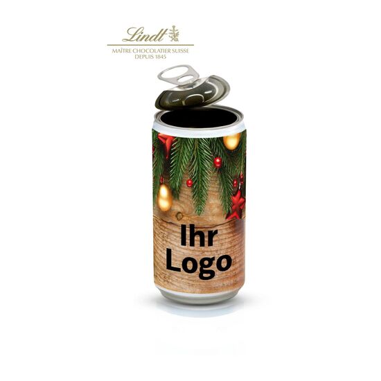 Weihnachtsüberraschung! Lindt Weihnachtsmann (ca. 40 g), 3 Lindt Lindorkugeln (je 12,5 g) und ein Weihnachtsgruß. In 4 Designs erhältlich.