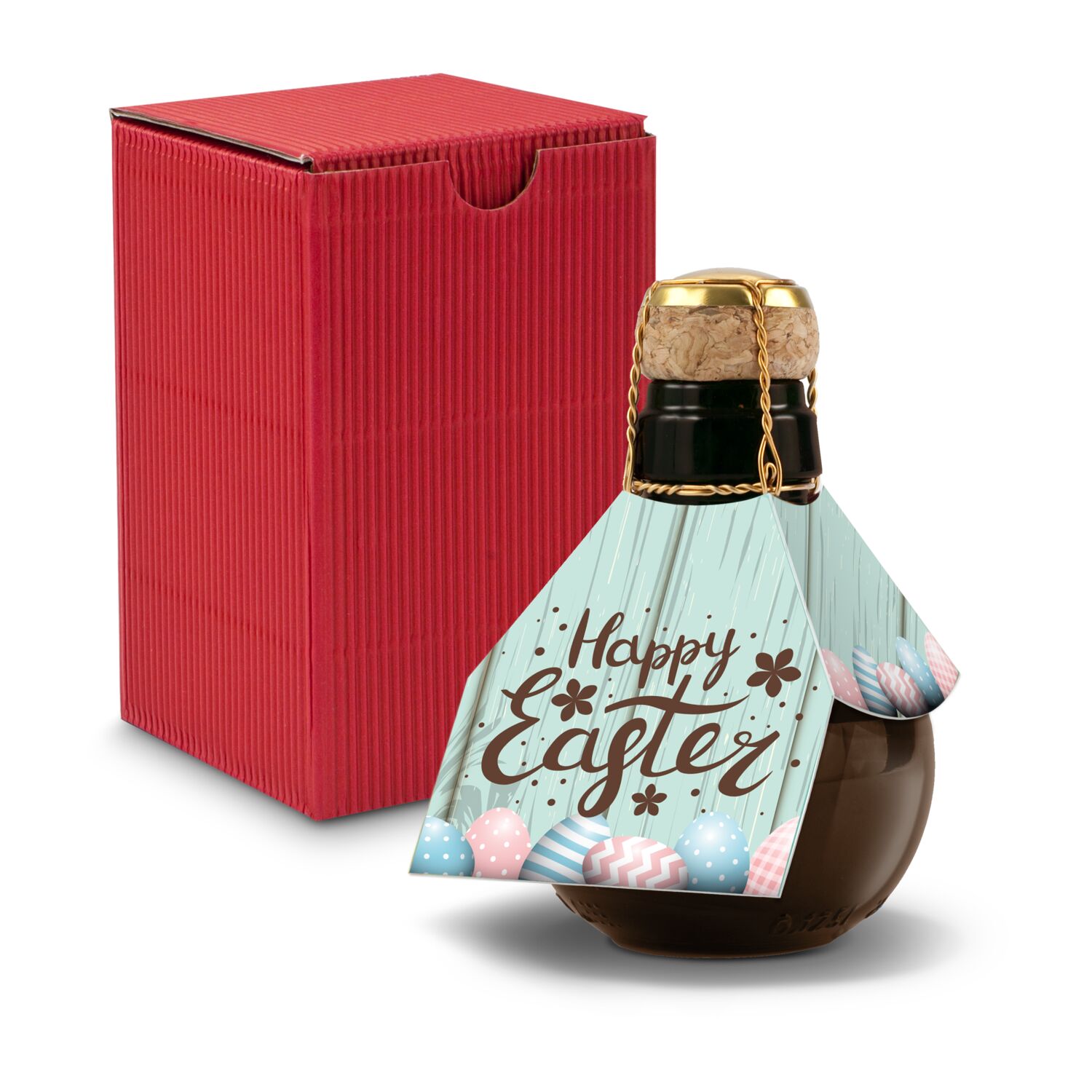 0,125 l hochwertiger Sekt brut in origineller Flasche, Alkohol 12% Vol. - Inklusive Geschenkkarton