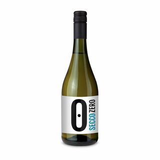 0,75 l alkoholfreier Secco, bukettbetontes Cuvée in antikgrüner Flasche, Schraubverschluss schwarz, Alkohol < 0,5% Vol. - Sektsteuerfrei