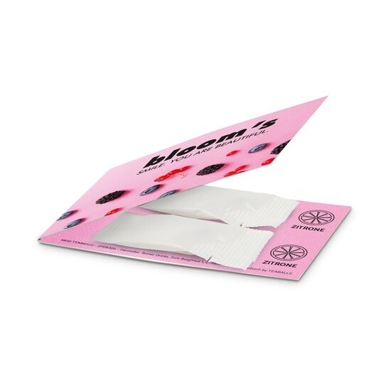 2 Sachets Promo Drops by TEABALLS (2x 6-8 Zitrone Drops für bis zu 1 L) in individueller Klappkarte