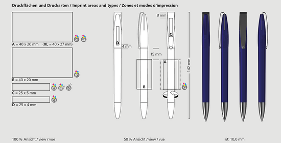 Klio-Eterna - Cobra transparent MMn - Drehkugelschreiber