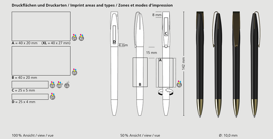 Klio-Eterna - Cobra high gloss MMg - Drehkugelschreiber