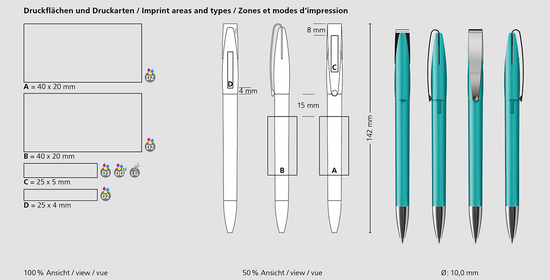Klio-Eterna - Cobra softfrost MMn - Drehkugelschreiber