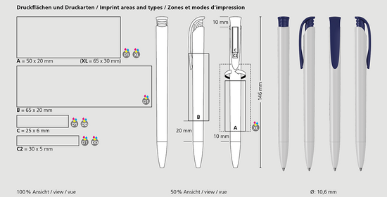 Klio-Eterna - Jona high gloss - Druckkugelschreiber