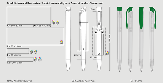 Klio-Eterna - Jona ice - Druckkugelschreiber