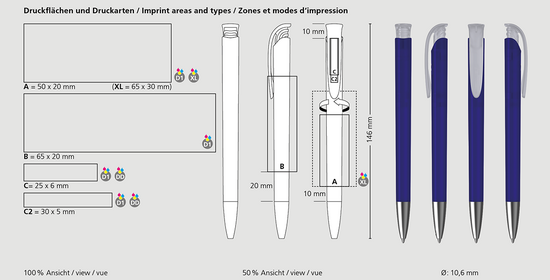 Klio-Eterna - Jona ice Ms - Druckkugelschreiber