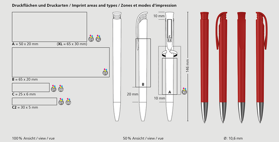 Klio-Eterna - Jona matt Ms - Druckkugelschreiber