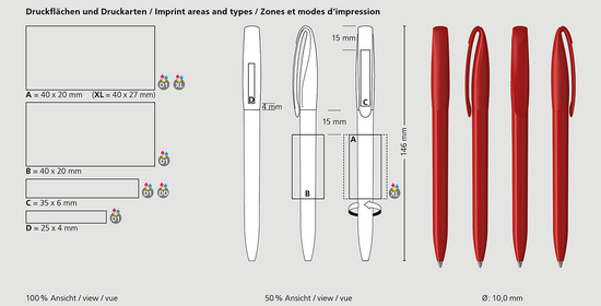 Klio-Eterna - Boa high gloss - Drehkugelschreiber