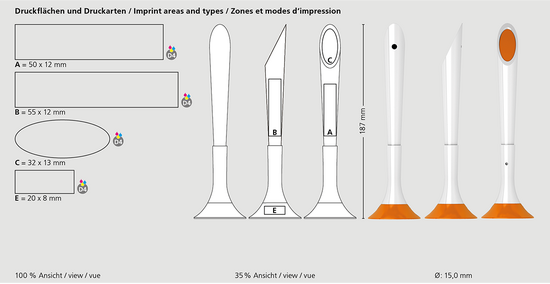 Klio-Eterna - Deskpen matt - Stehkugelschreiber
