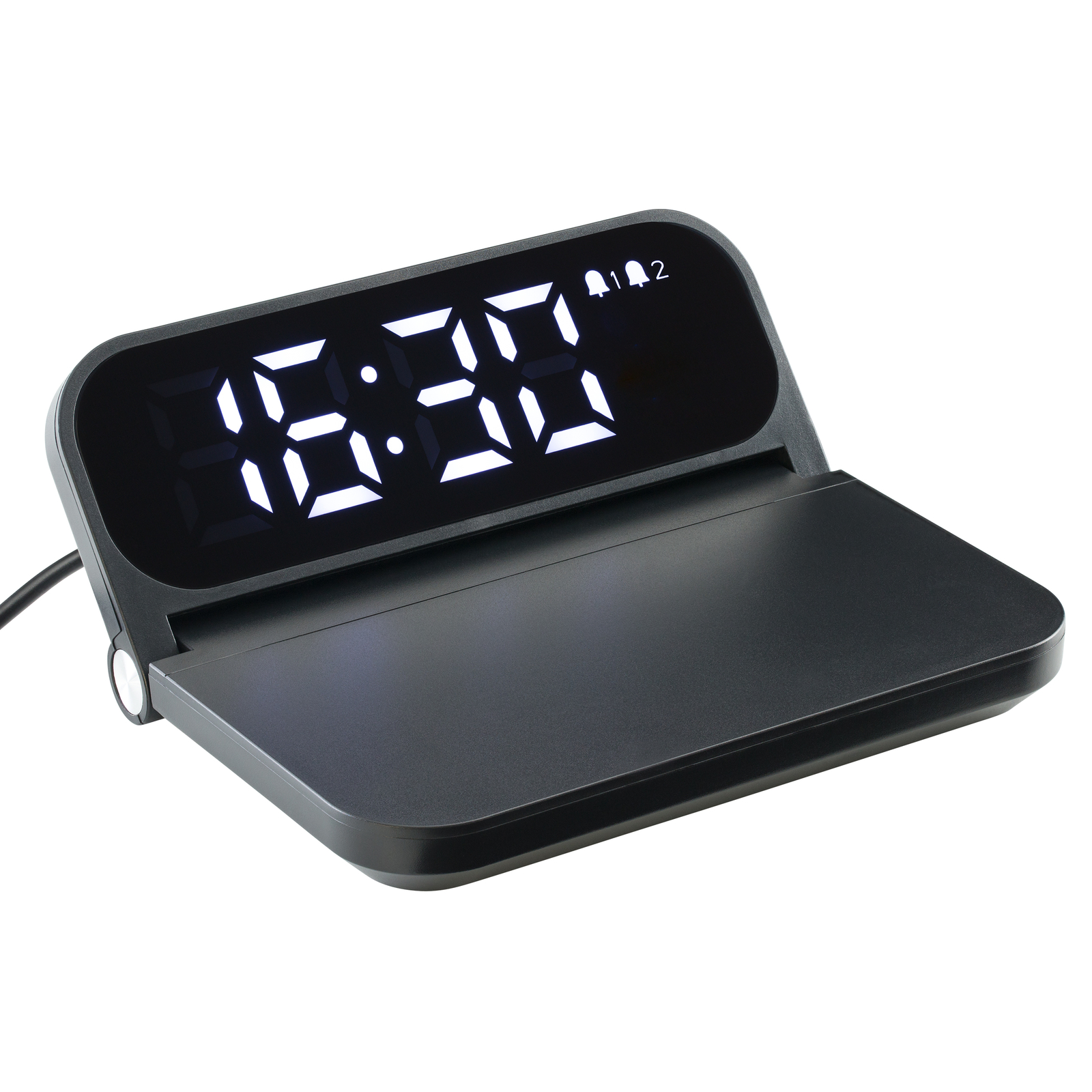 Fast Wireless Charger mit Wecker REEVES-BOXBURN 15 Watt