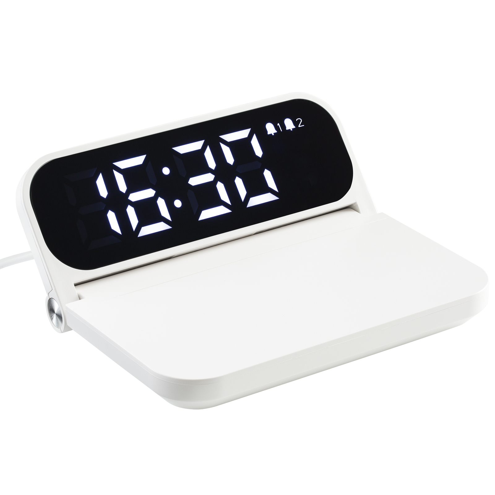 Fast Wireless Charger mit Wecker REEVES-BOXBURN 15 Watt