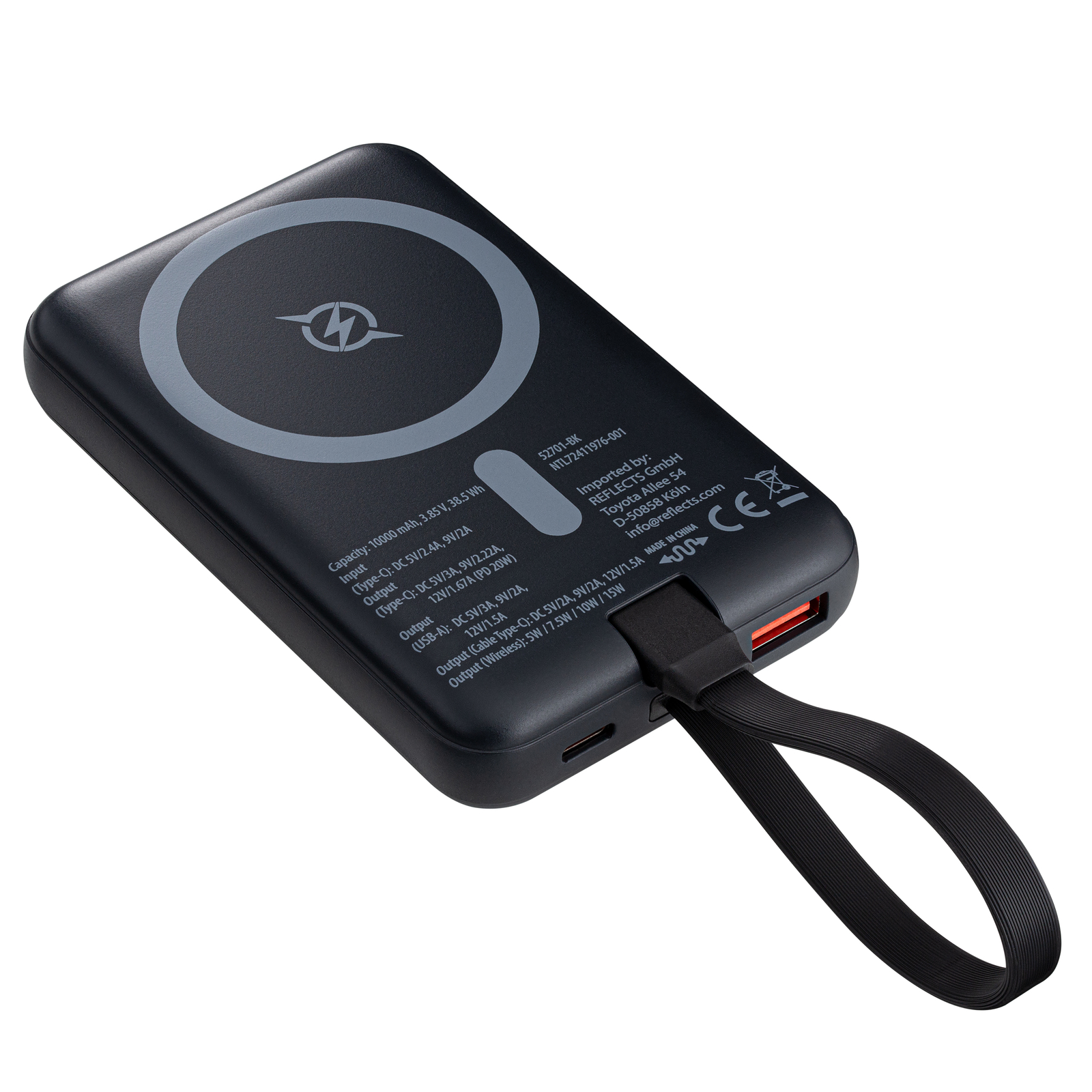 Magnetische 15W Wireless Powerbank REEVES-DAIYMO 10000 mAh