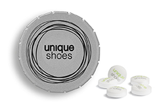 Super Mini Clic Clac Box 12 g Sweetprints Pfefferminz silber