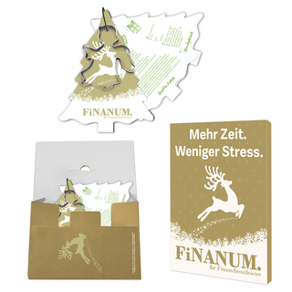Backförmchen mit Rezeptblock Tannenbaum - Engel - in weihnachtlicher Mappe (individuell 4-c)