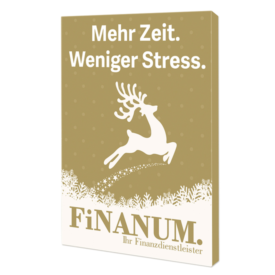 Backförmchen mit Rezeptblock Komet - in weihnachtlicher Mappe (individuell 4-c)