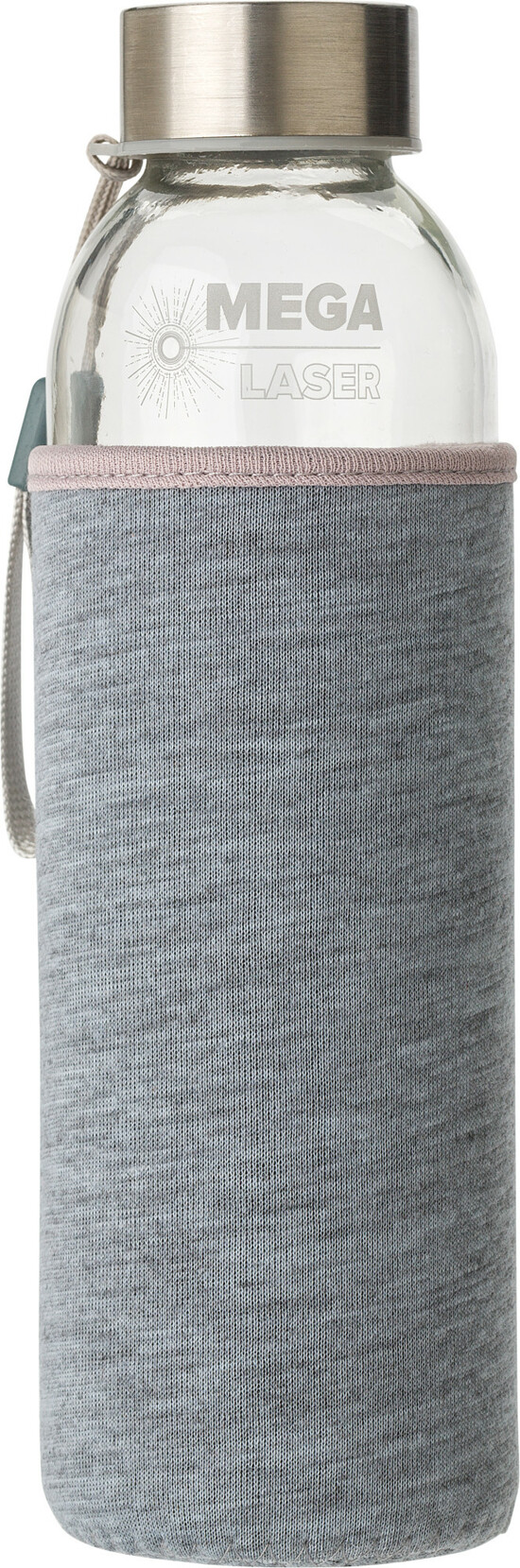 Glasflasche (500ml) mit einem Neoprenhülle Nika