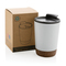 GRS rPP Edelstahl-Kaffeebecher mit Kork