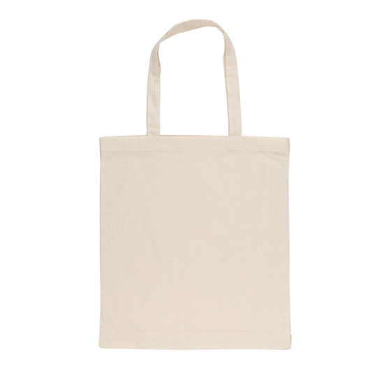 Impact AWARE™ recycelte Baumwolltasche 145gr mit Boden