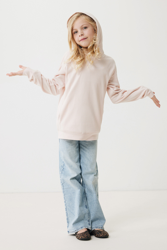 IQONIQ Yengo KidsHoodie mit Seitentaschen aus rec. Baumwolle