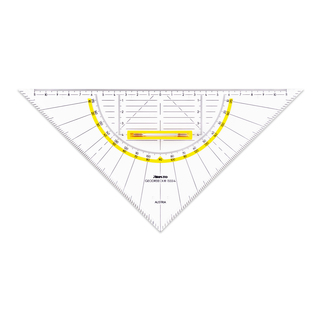 Geodreieck® 25 cm, mit abnehmbaren Griff