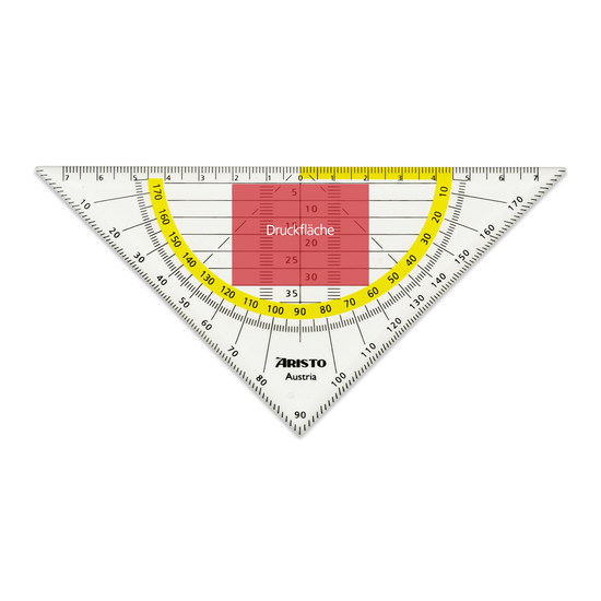 Flex Geometrie Dreieck, 16 cm, transparent