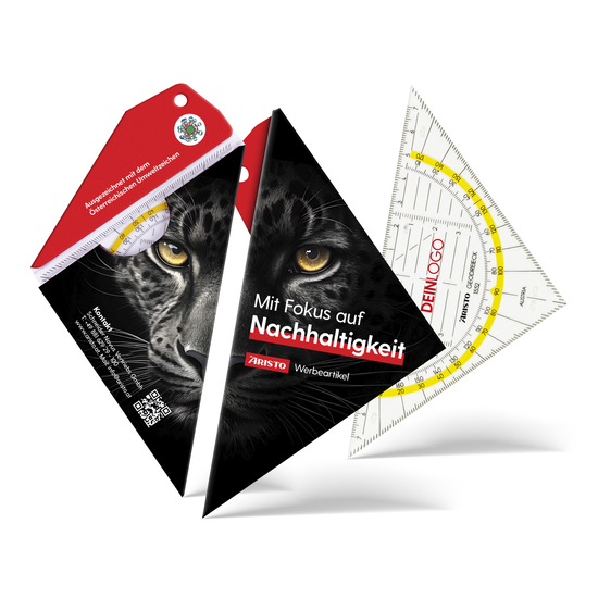 Geocover bedruckt inkl. Geodreieck 16 cm bedruckt